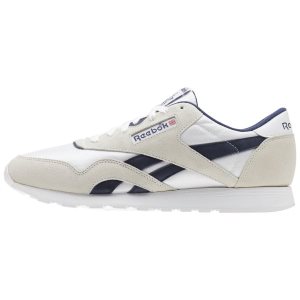 Reebok Classic Nylon M Turnschuhe Damen - Weiß/Navy - DE 682-KNT